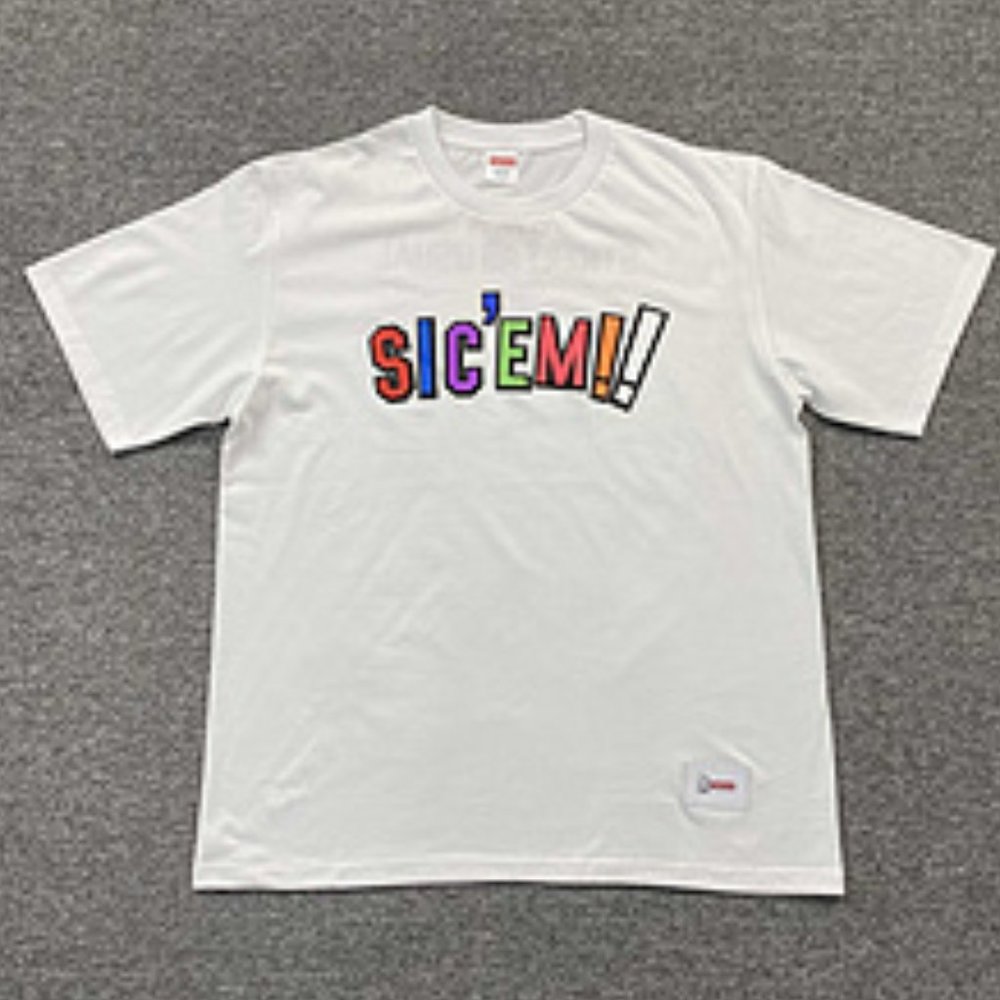 Supreme x WTAPS  Joint Sicem  Print T-shirt in White